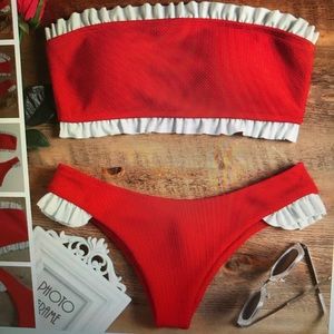 NWT zaful ruffle bikini